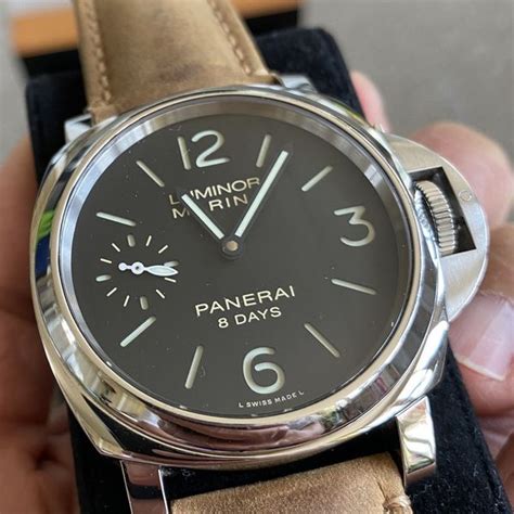 panerai 8 days sandwich dial